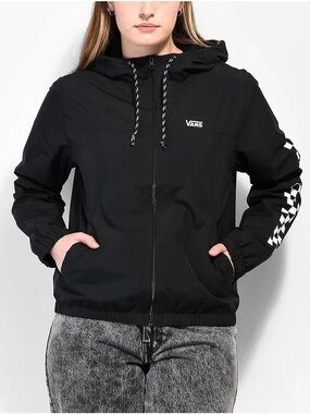 Vans Black Hooded lightweight Jacket